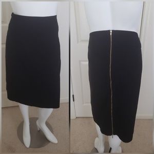 Zip back pencil skirt